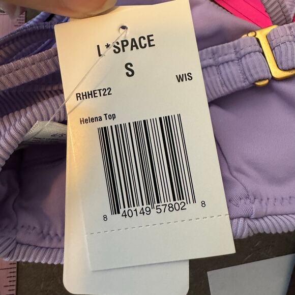 L*Space Ridin' High Ribbed Helena Top - Purple NWT Size Small - Picture 8 of 8